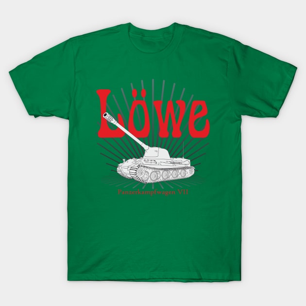 Panzerkampfwagen VII Löwe T-Shirt by FAawRay